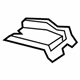 GM 20835121 Upper Reinforcement, Driver Side