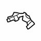 GM 84218955 Lower Rail Lower Support, Rear Passenger Side