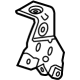 GM 22929754 Front Bracket, Driver Side GM 22929754 Front Bracket, Driver Side