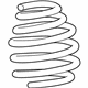 GM 22944286 Coil Spring, Front
