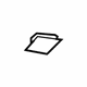 GM 10388282 Windshield Pillar Trim Cap, Gray, Passenger Side GM 10388282 Windshield Pillar Trim Cap, Gray, Passenger Side
