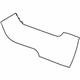 GM 22912127 Side Trim Panel, Black, Front Passenger Side
