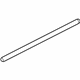 GM 84636204 Belt Molding, Black, Rear Driver Side GM 84636204 Belt Molding, Black, Rear Driver Side