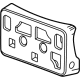 GM 84606319 License Bracket, Front GM 84606319 License Bracket, Front
