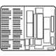 GM 84175379 Fuse Box Label, Rear GM 84175379 Fuse Box Label, Rear