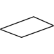 GM 84947060 Mat, Jet Black, Rear GM 84947060 Mat, Jet Black, Rear