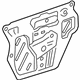 GM 22794805 Water Deflector, Rear Driver Side GM 22794805 Water Deflector, Rear Driver Side