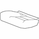 GM 84285841 Cushion Cover, Passenger Side GM 84285841 Cushion Cover, Passenger Side